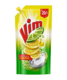 Vim Dishwash Liquid Gel,200 ml Pouch